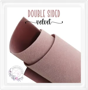 ⋅  Double-Sided Velvet  ⋅  ANTIQUE ROSE ⋅ 0.88mm  ⋅