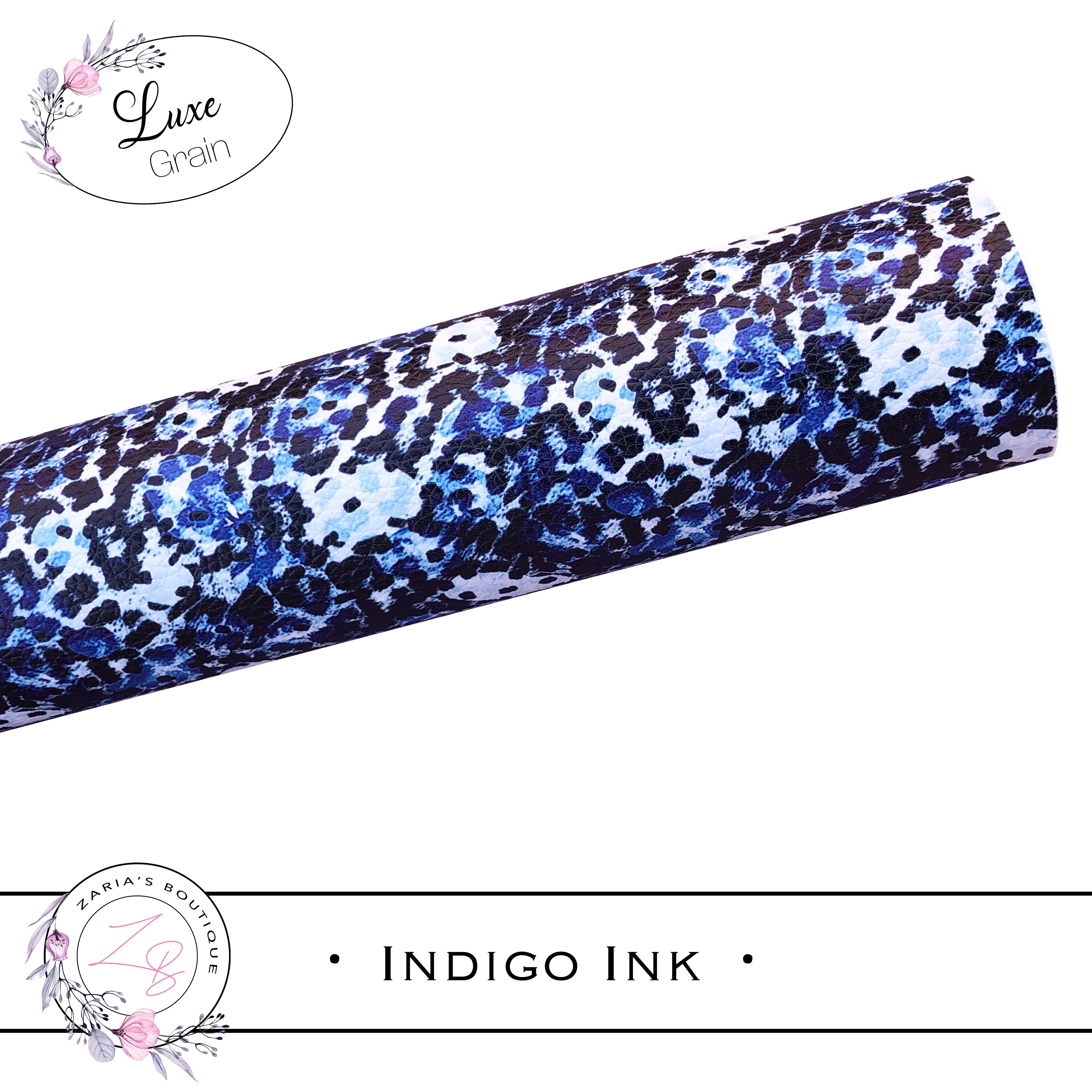 ⋅ Indigo Ink ⋅ Luxe Grain Vegan Faux Leather