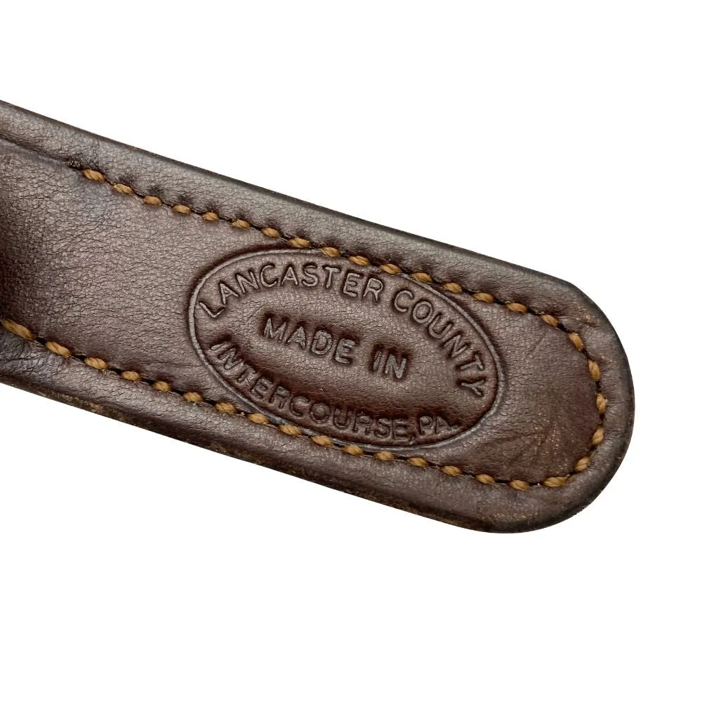 10 Graduating Brass Sleigh Bells on Leather Strap