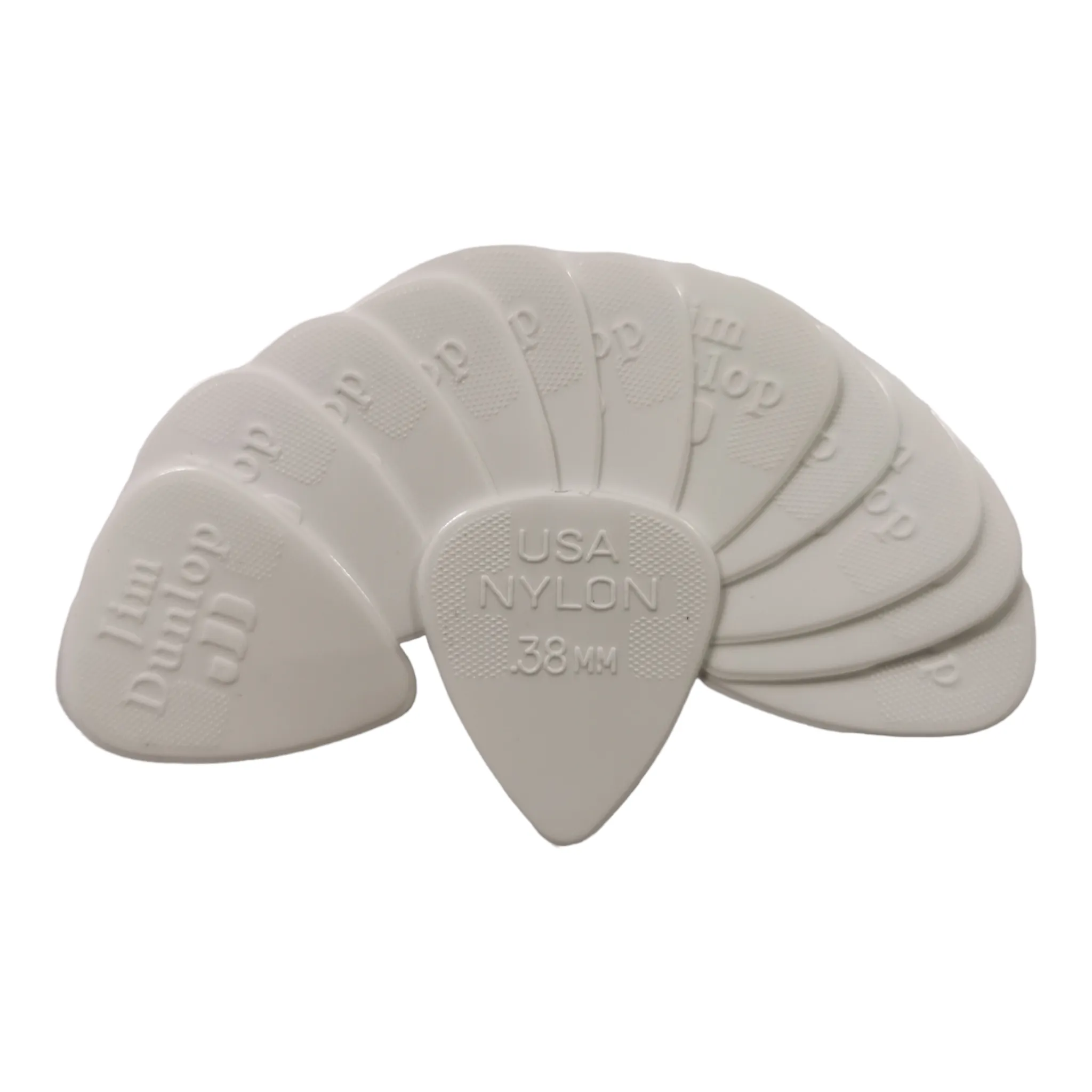 12 x Dunlop Nylon Standard Guitar Picks .38mm