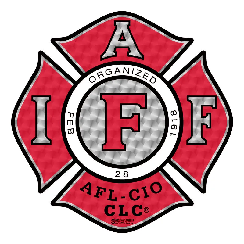 2" Red/Silver Helmet Decal