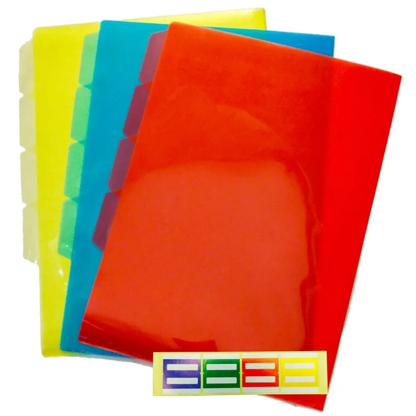 4 Compartment L Shape Folder A4