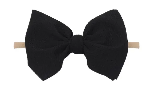 4.5 inch bow on nylon- ALL colors