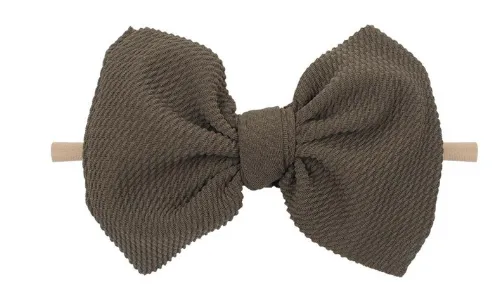 4.5 inch bow on nylon- ALL colors