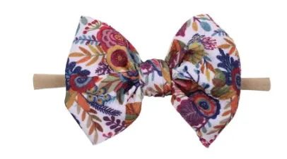 4.5 inch bow on nylon- ALL colors