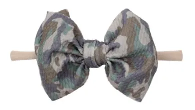 4.5 inch bow on nylon- ALL colors