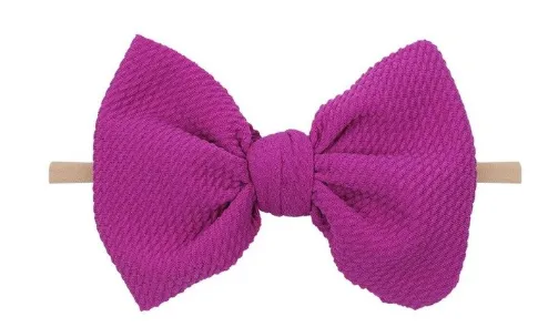 4.5 inch bow on nylon- ALL colors