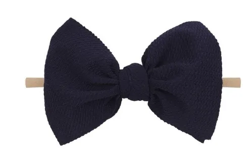 4.5 inch bow on nylon- ALL colors