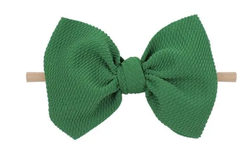 4.5 inch bow on nylon- ALL colors