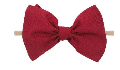 4.5 inch bow on nylon- ALL colors