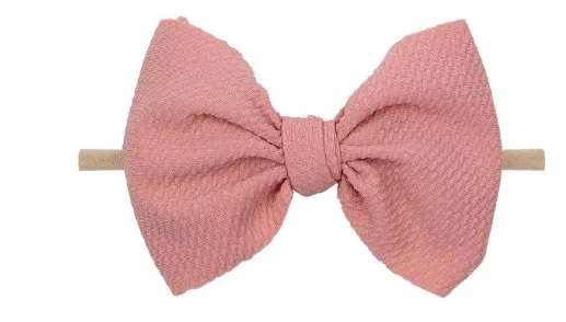 4.5 inch bow on nylon- ALL colors