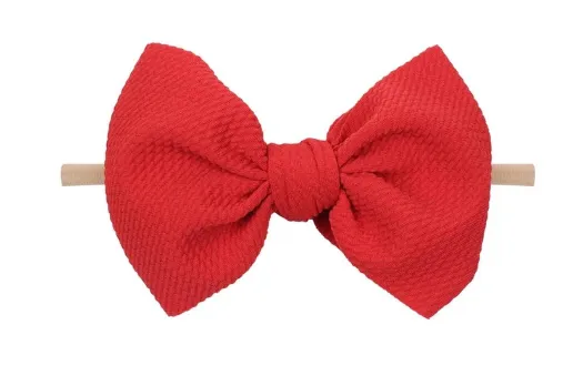 4.5 inch bow on nylon- ALL colors