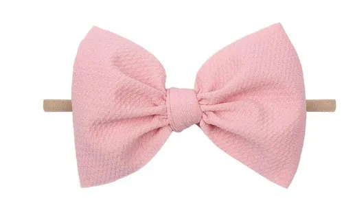 4.5 inch bow on nylon- ALL colors
