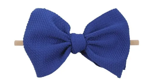 4.5 inch bow on nylon- ALL colors