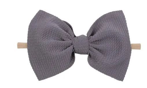 4.5 inch bow on nylon- ALL colors