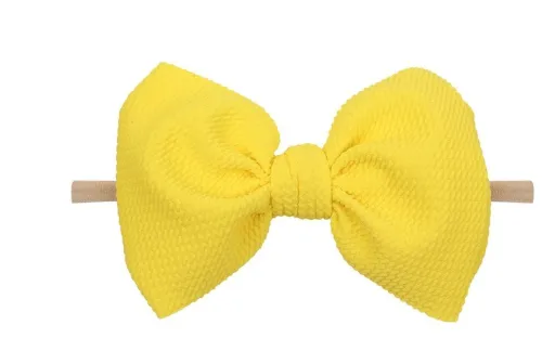 4.5 inch bow on nylon- ALL colors