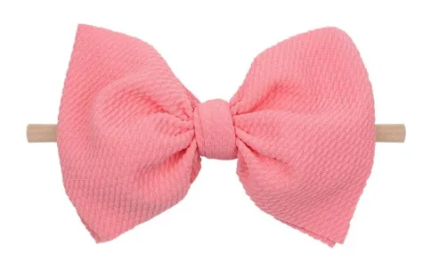 4.5 inch bow on nylon- ALL colors