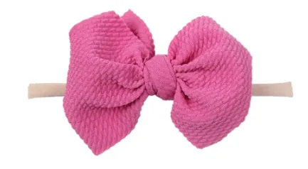 4.5 inch bow on nylon- ALL colors