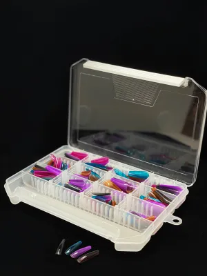 5 Color Ballerina Salon Nails