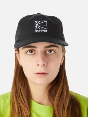 5-Panel Logo Cap - Black