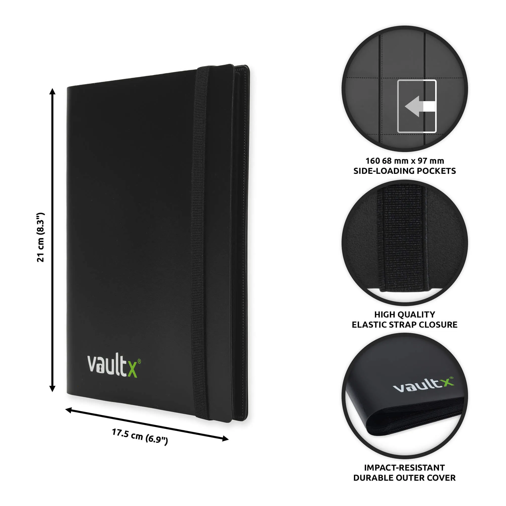 9-Pocket Strap Binder - Vault X