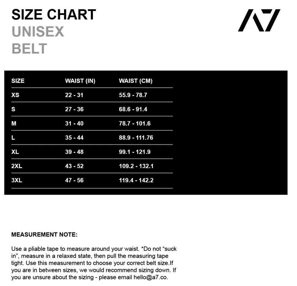 A7 Lever Belt - IPF Approved