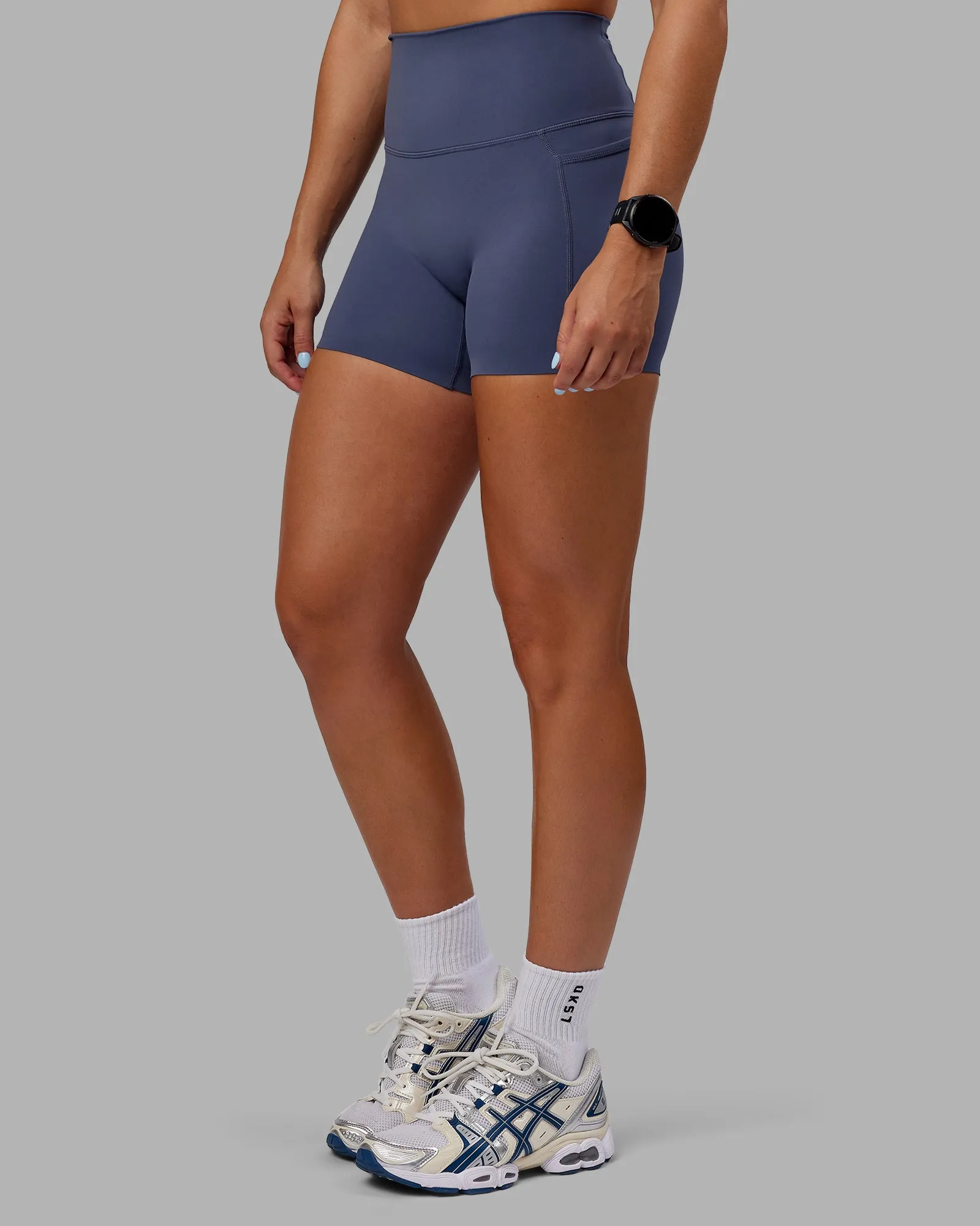 Abs Elixir X-Short Tights With Pockets - Nightshadow Blue