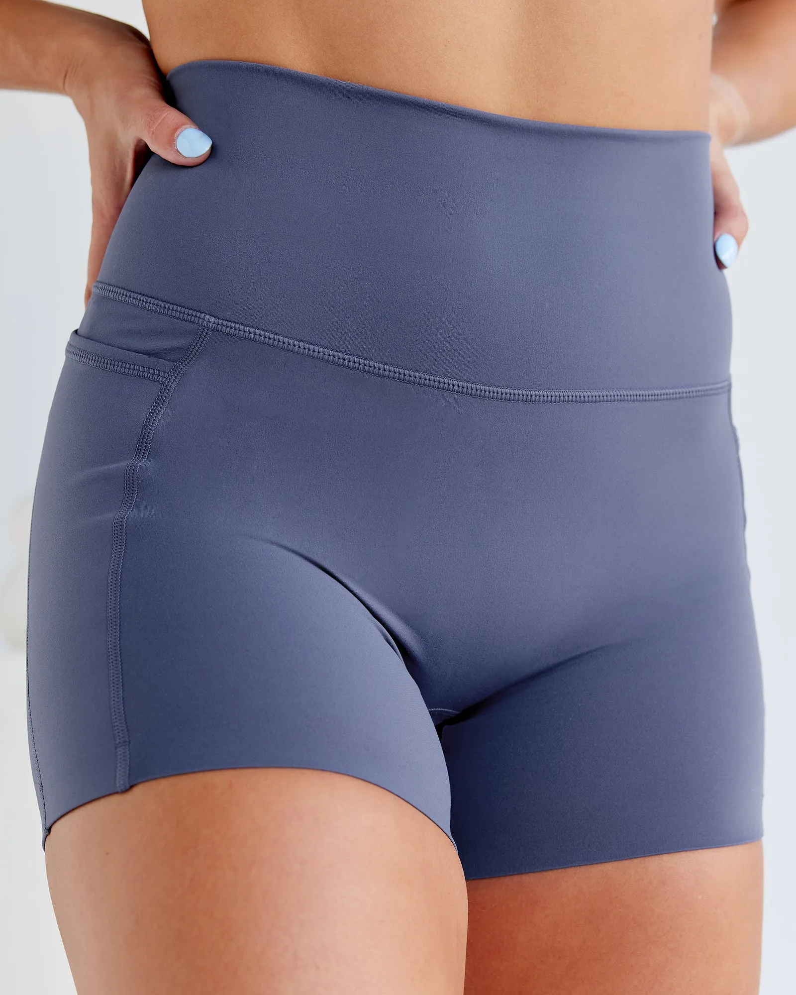 Abs Elixir X-Short Tights With Pockets - Nightshadow Blue