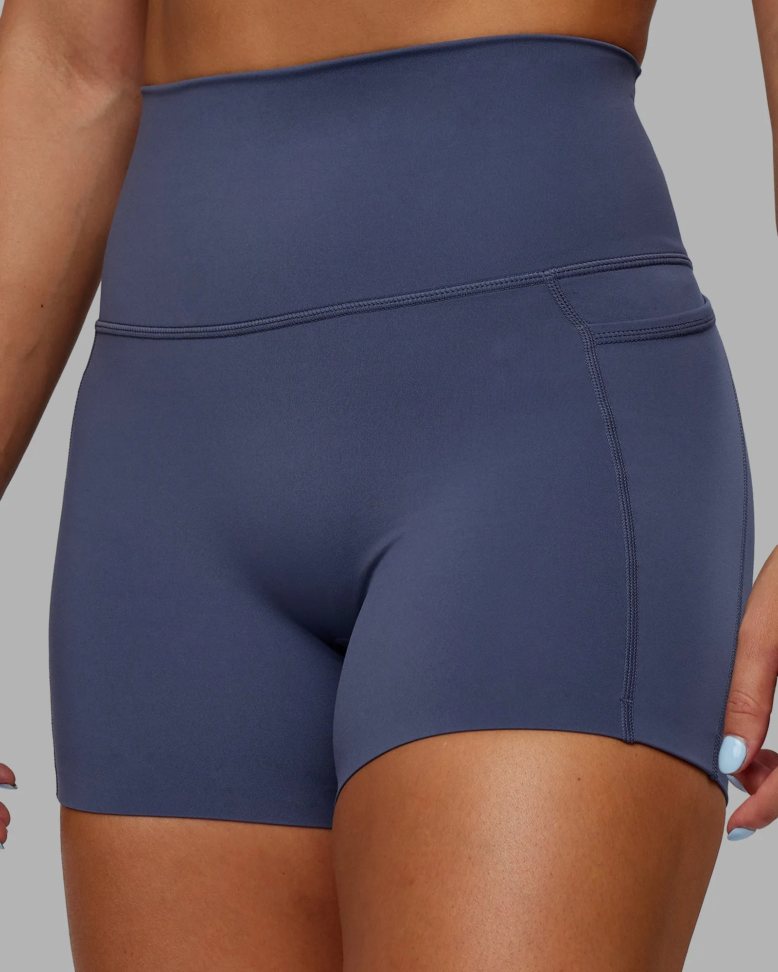 Abs Elixir X-Short Tights With Pockets - Nightshadow Blue