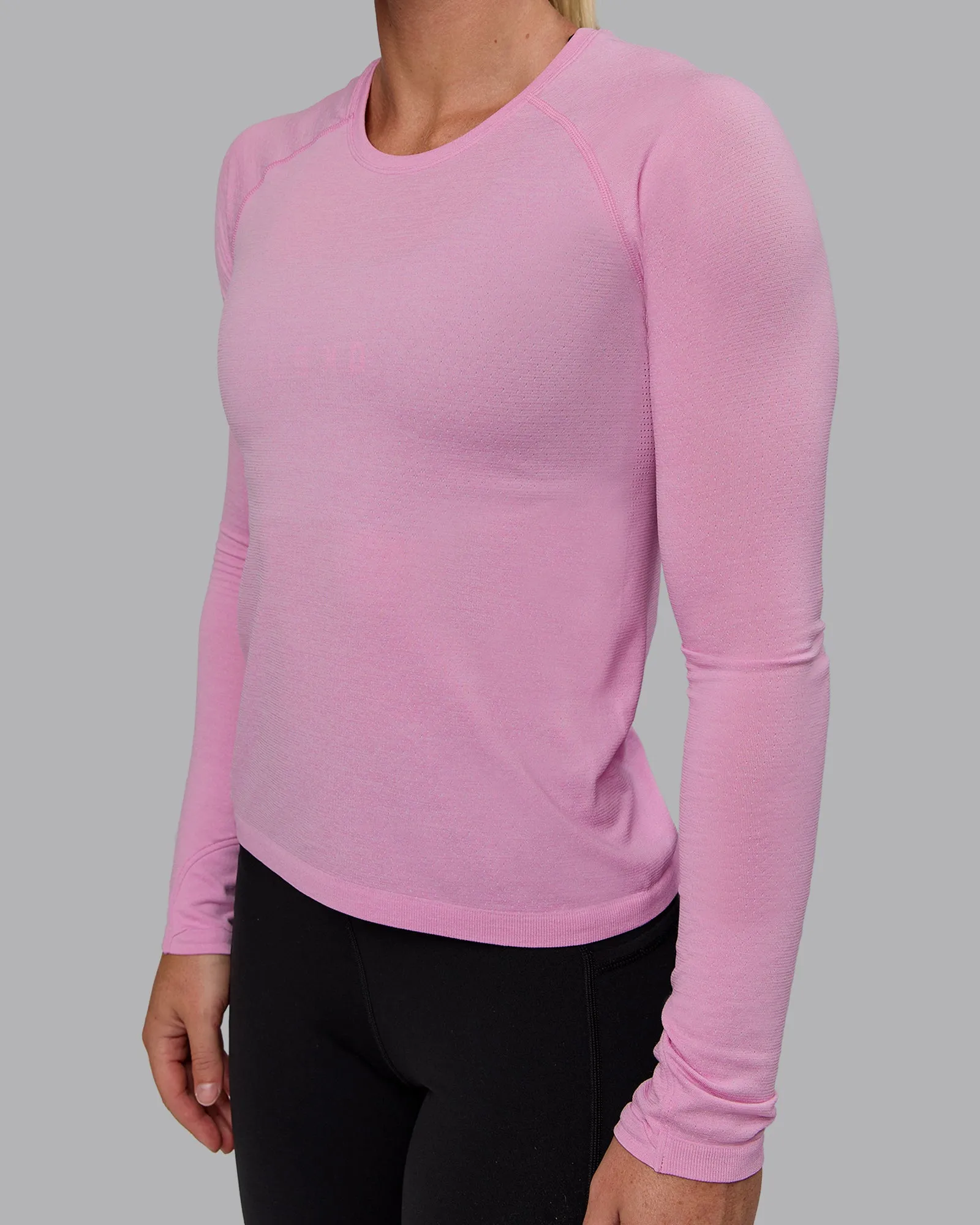 AeroFLX  Seamless Long Sleeve Tee - Pirouette/Bubblegum