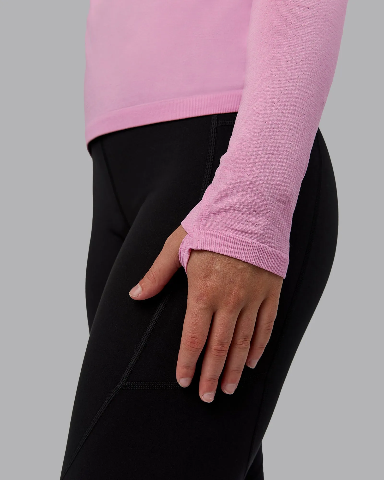 AeroFLX  Seamless Long Sleeve Tee - Pirouette/Bubblegum