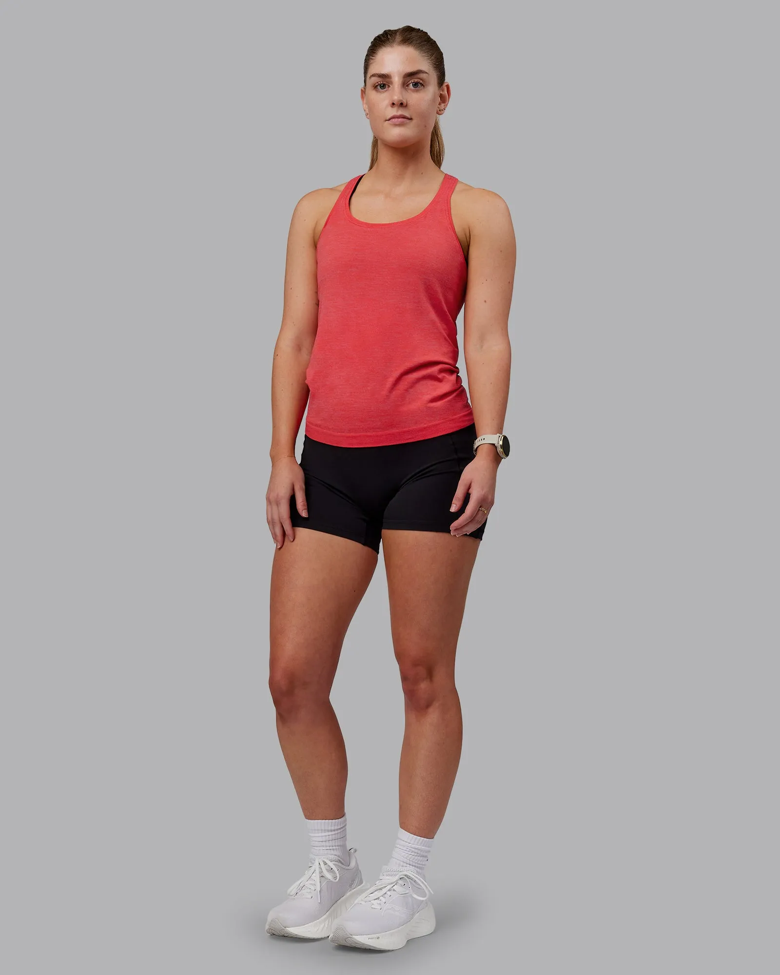 AeroFLX  Seamless Tank - Fuschia Pink/Grenadine