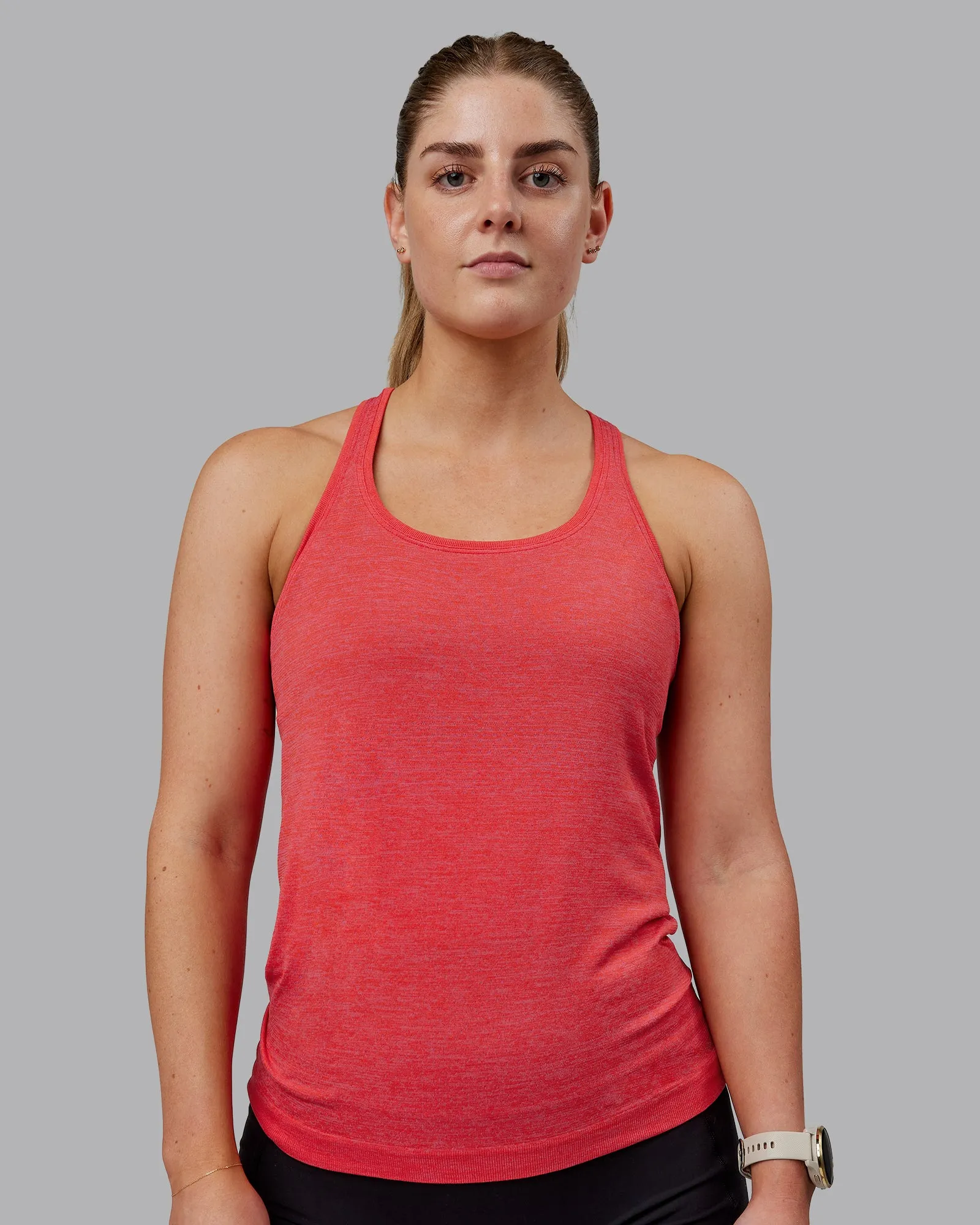 AeroFLX  Seamless Tank - Fuschia Pink/Grenadine