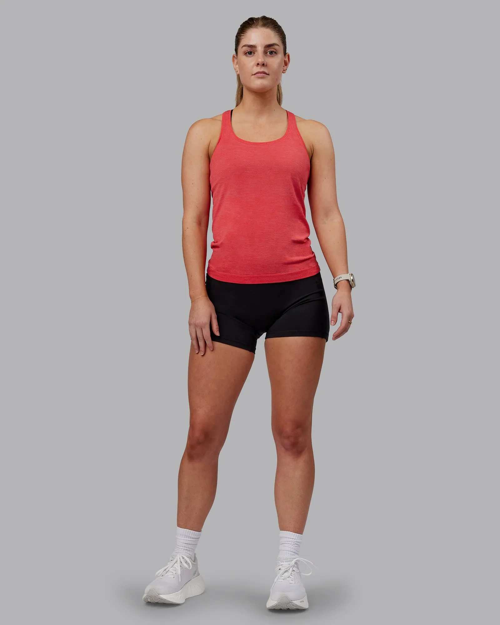 AeroFLX  Seamless Tank - Fuschia Pink/Grenadine