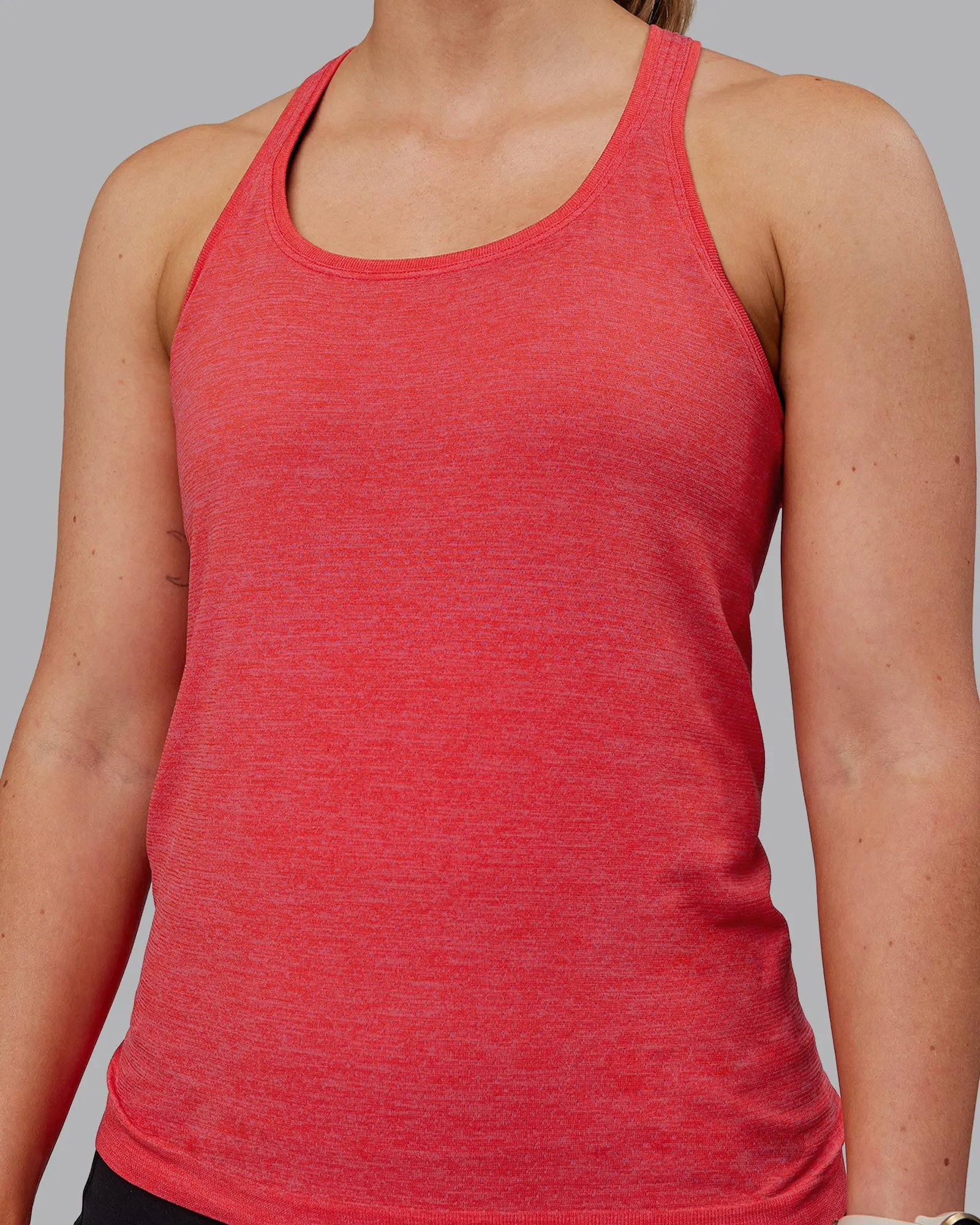 AeroFLX  Seamless Tank - Fuschia Pink/Grenadine