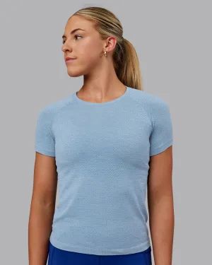 AeroFLX  Seamless Tee - Elemental Blue/Ice Blue