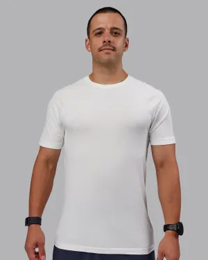 AeroFLX  Seamless Tee - Off White/Off White Marl