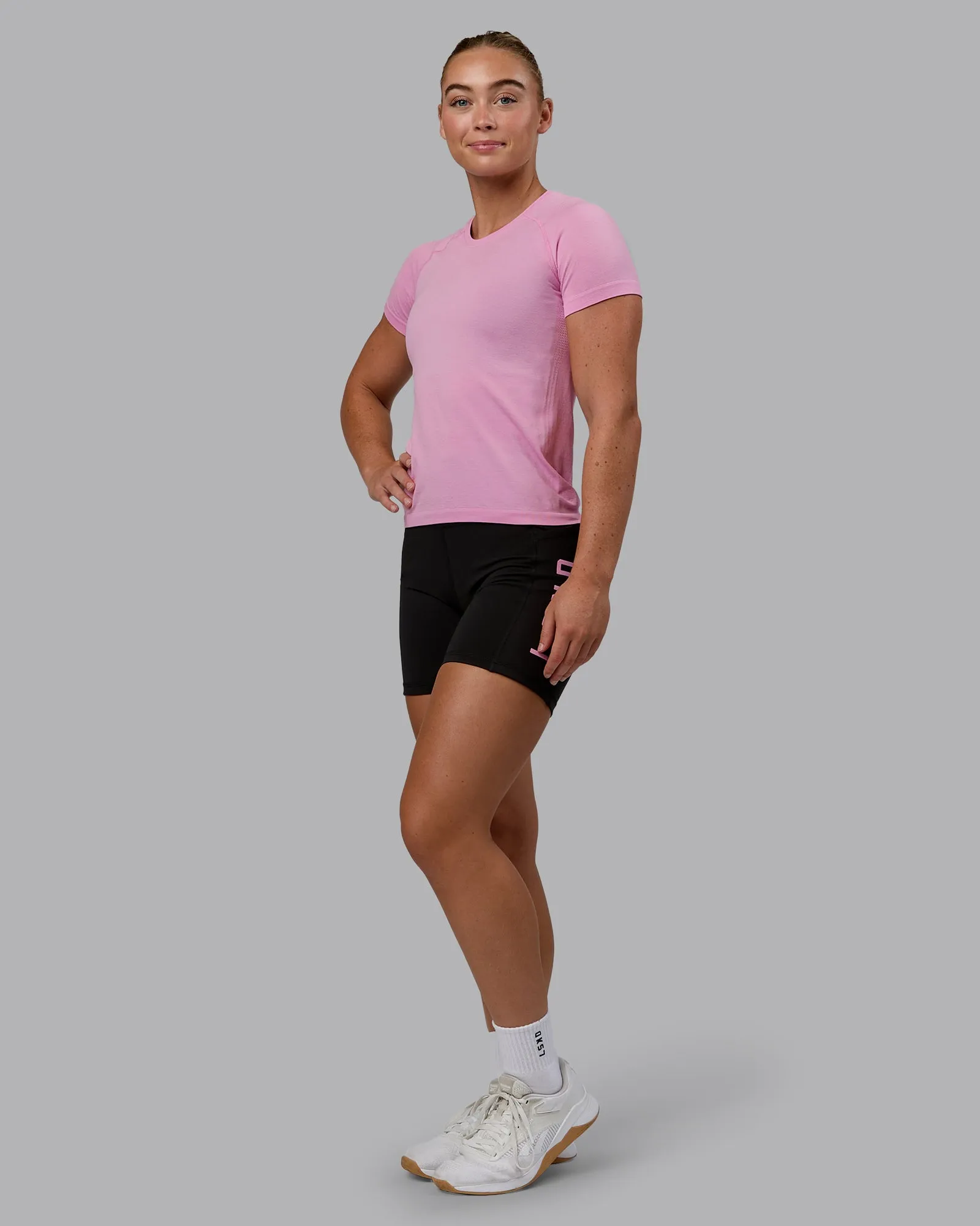 AeroFLX  Seamless Tee - Pirouette/Bubblegum