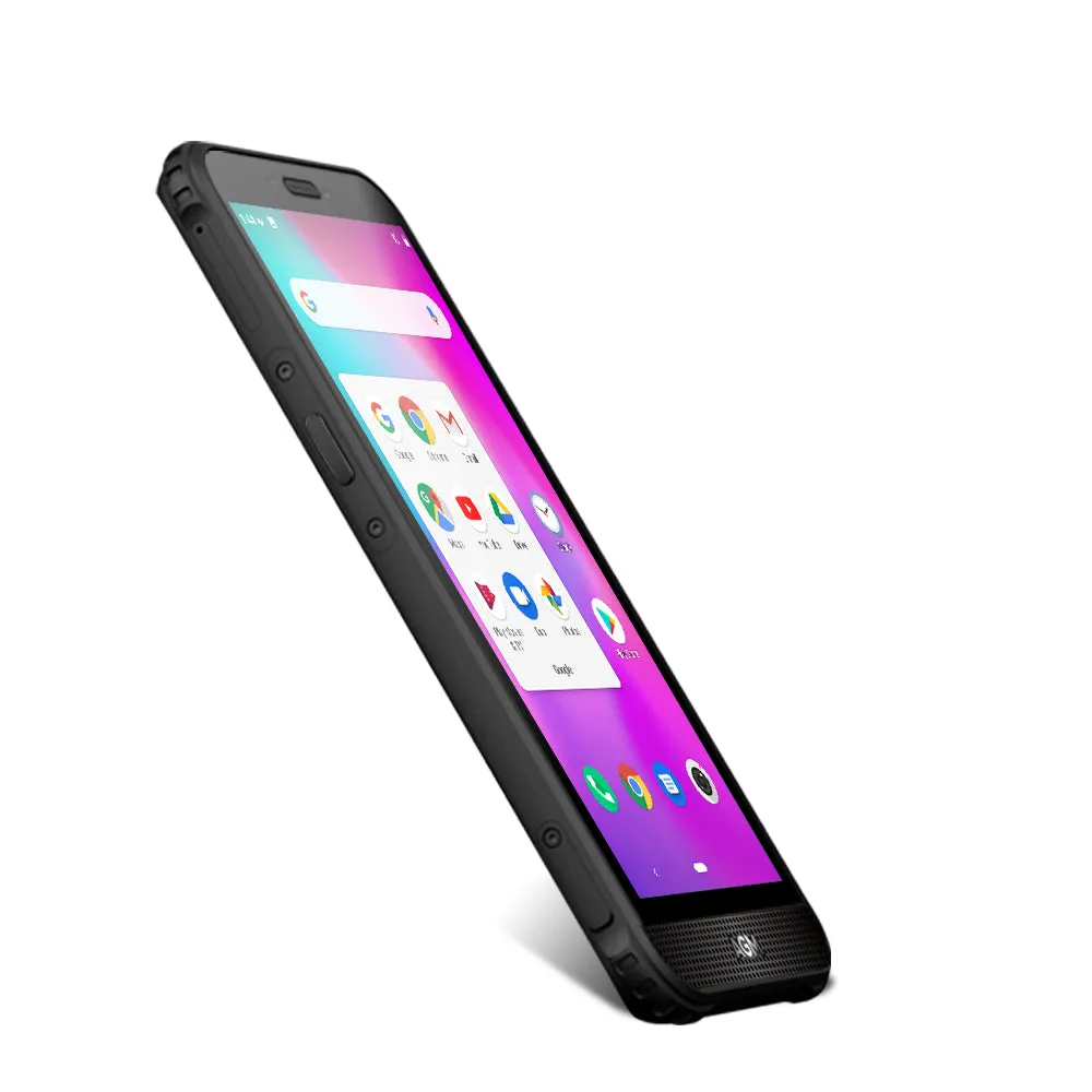 AGM A10 Front placed speaker 5.7"" HD  4G/6G  128G Android 9 Rugged Phone 4400mAh IP68 Waterproof Smartphone black_4GB 64GB-European version