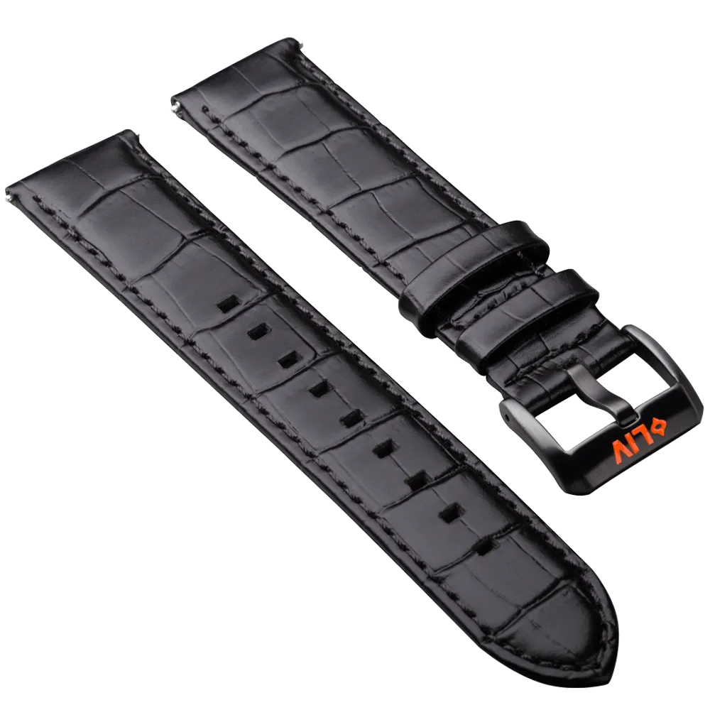 Alligator Grain Leather | 22mm
