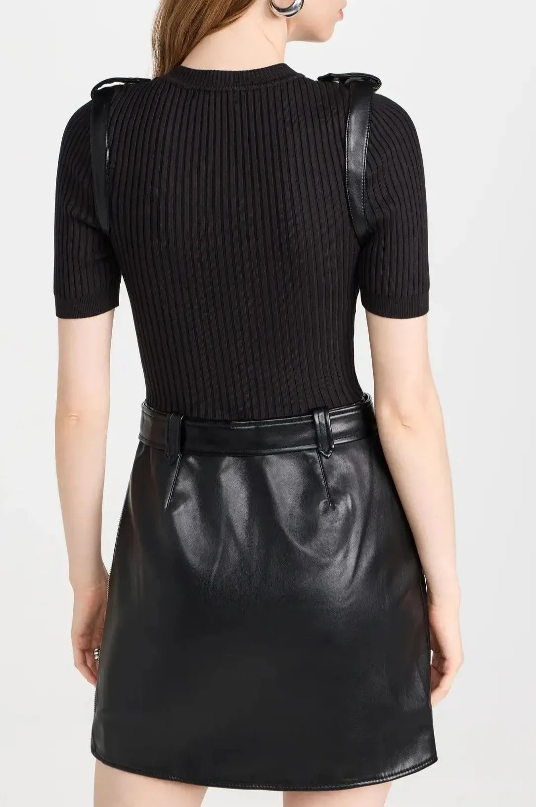 Anisa mini dress - black