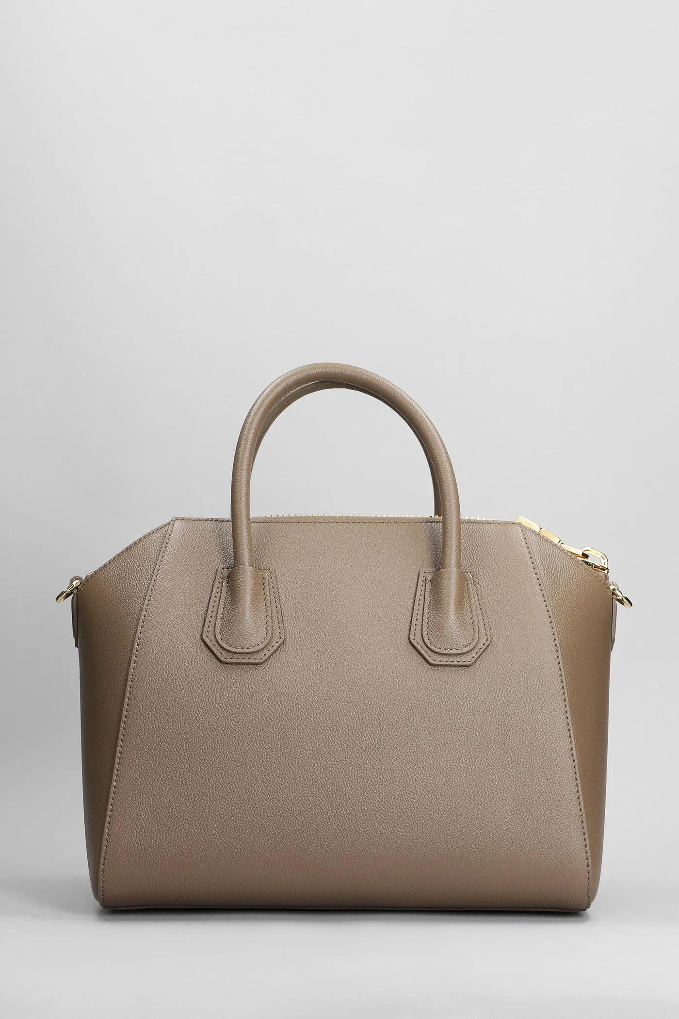 Antigona small Hand bag in taupe leather
