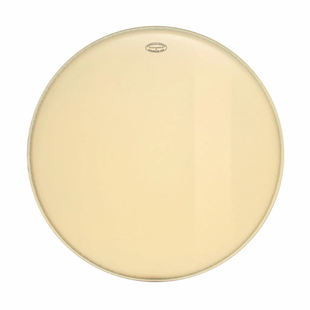 Aquarian VTC-K28 American Vintage Series - 28" Bass Drumhead - Cream - W/Felt Strip