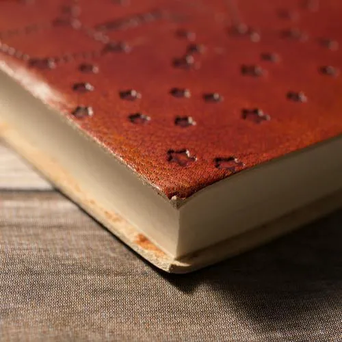 Aquarius Zodiac Handmade Leather Journal