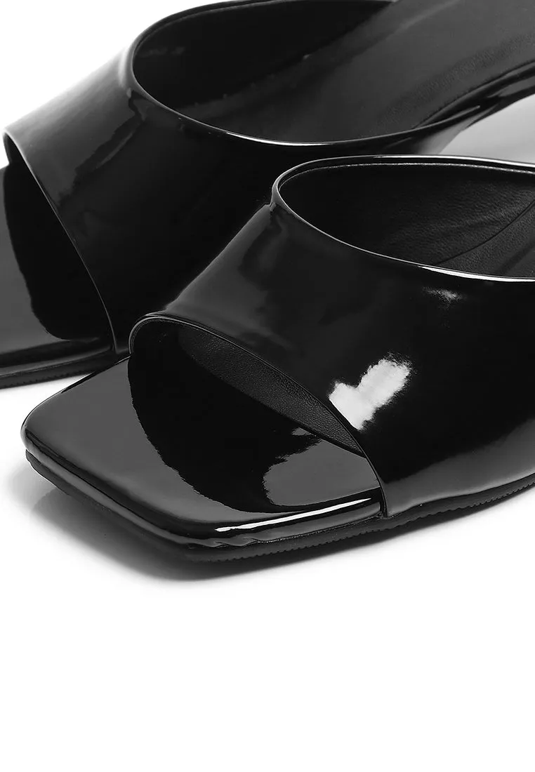 Aria Heels In Patent (Black)