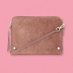 Arlington Milne Olivia Wallet, Spice Hair   Pebble
