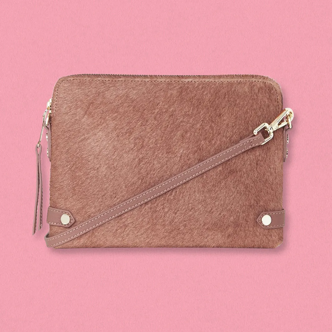 Arlington Milne Olivia Wallet, Spice Hair   Pebble