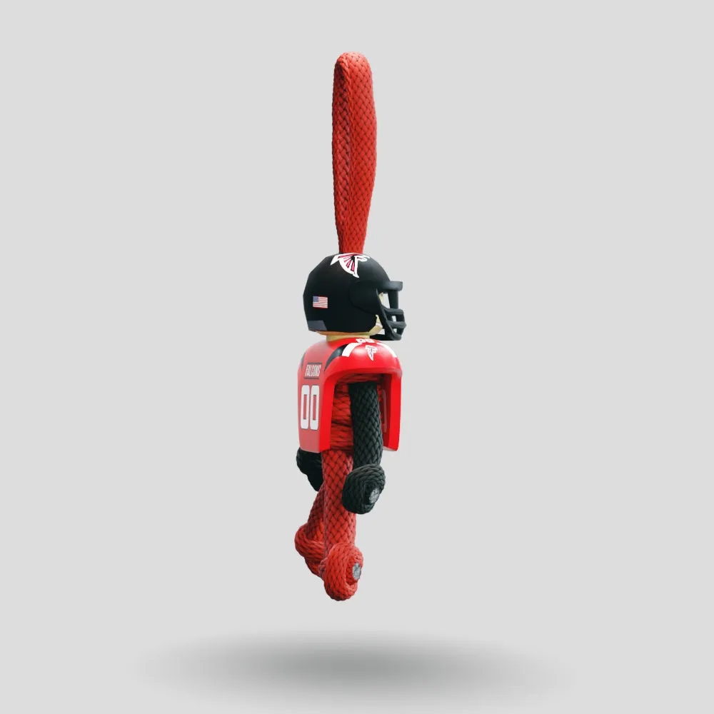 Atlanta Falcons Paracord Buddy Keychain