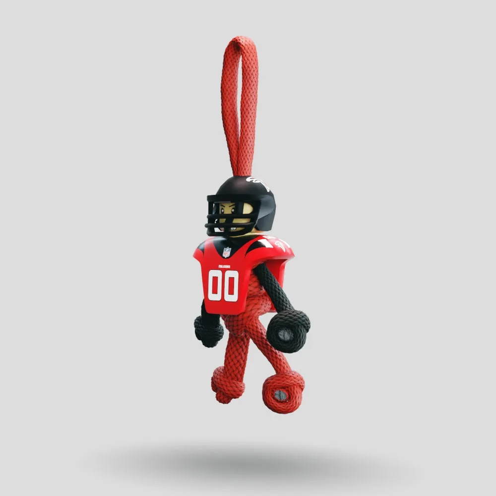 Atlanta Falcons Paracord Buddy Keychain