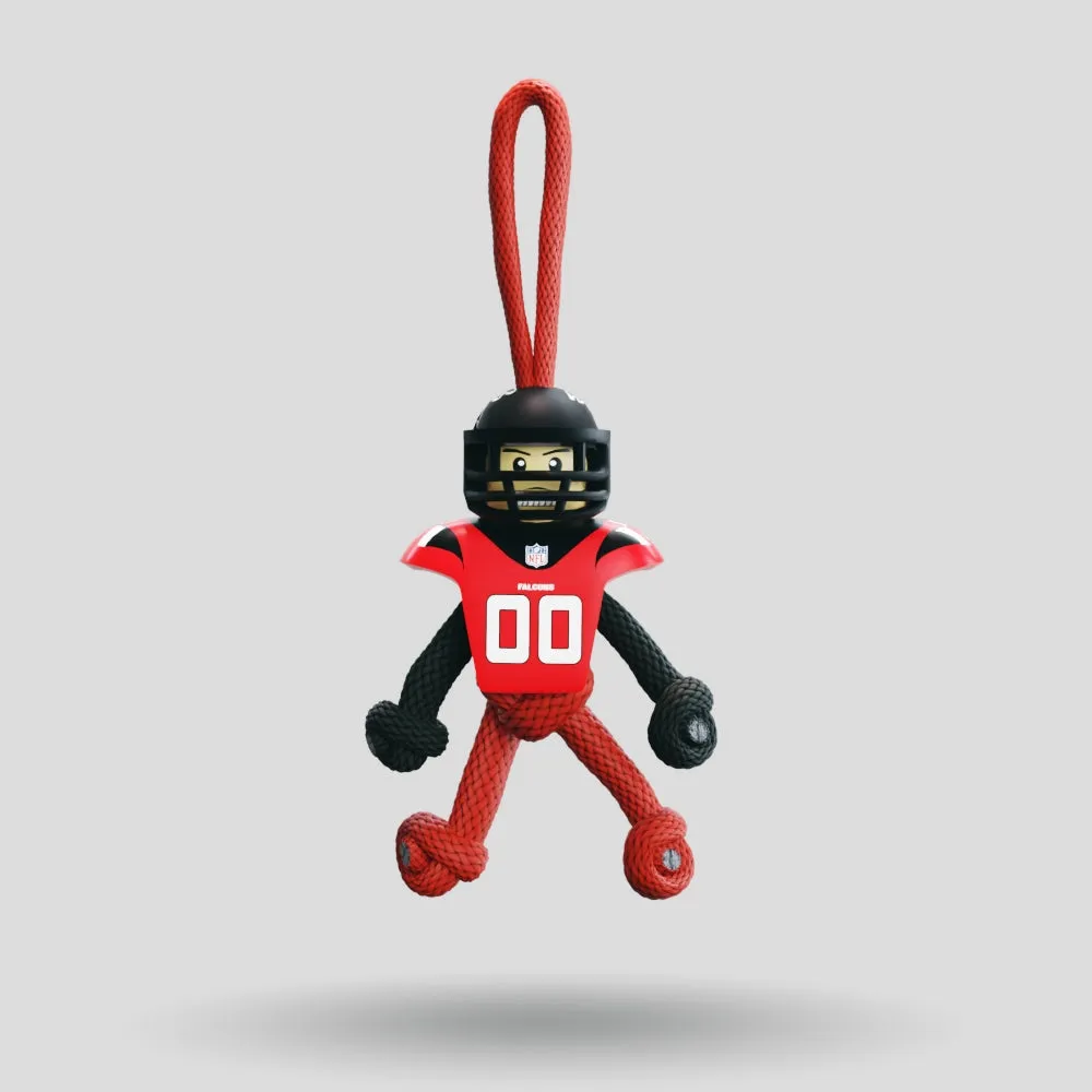 Atlanta Falcons Paracord Buddy Keychain